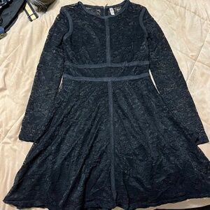 Long sleeve Black Dress